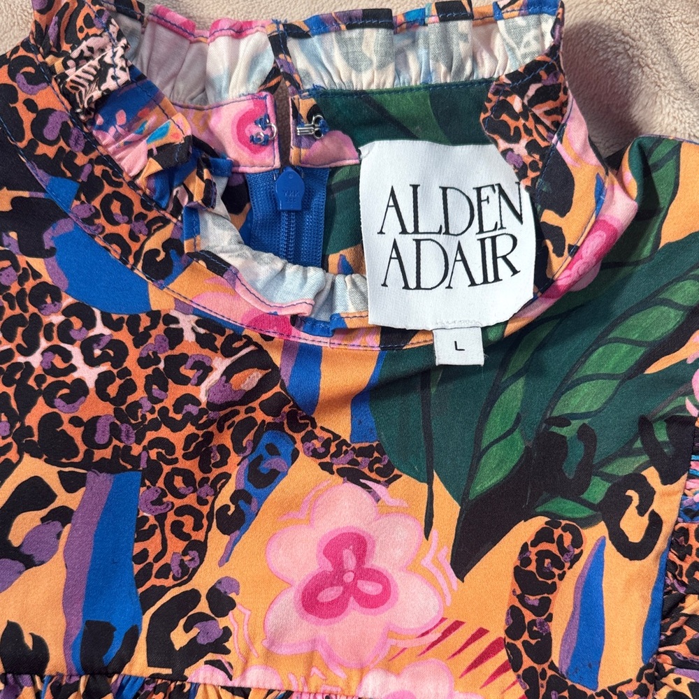 Floral Puff Sleeve Mini Dress - Picture 3 of 6
